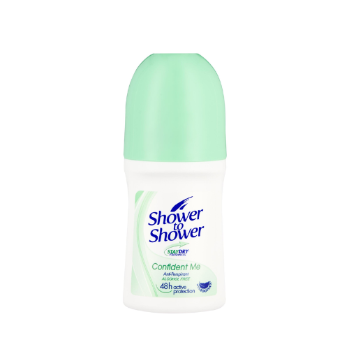 Shower to Shower Roll OnSts R/On Confident 50ml