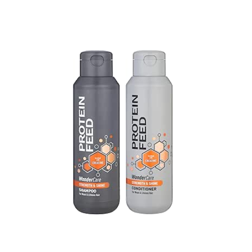 Protein Feed Shampoo and Conditioner Set Strength And Shine 2x500ml