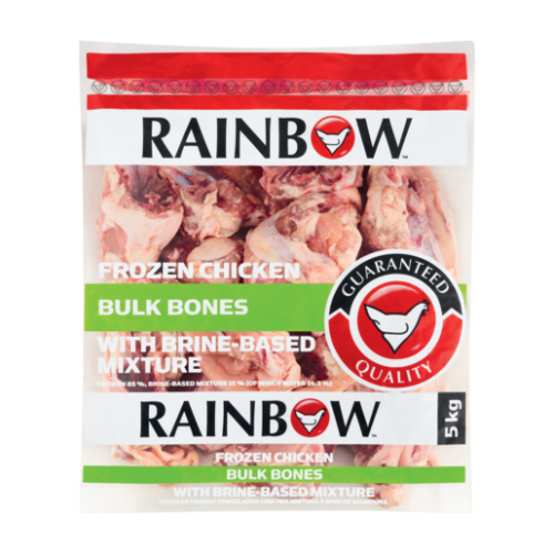 Rainbow Frozen Chicken Bulk Bones 5kg