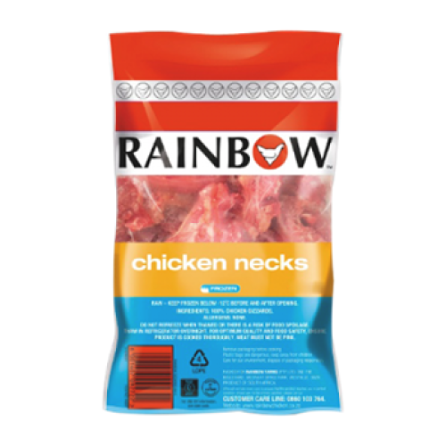 Rainbow Chicken Necks 1kg