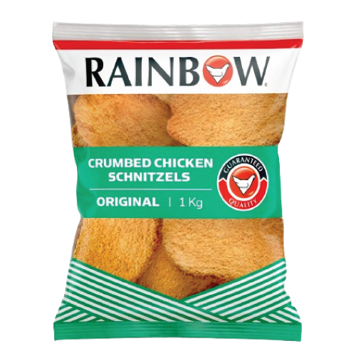 Rainbow Crumbed Chicken Schnitzels 1kg