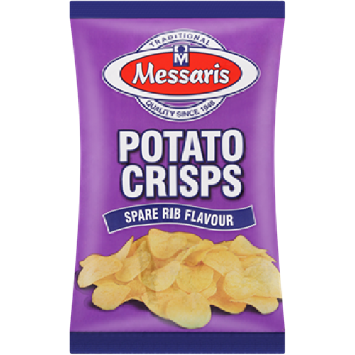 Messaris Spare Rib Flavoured Potato Crisps 125g