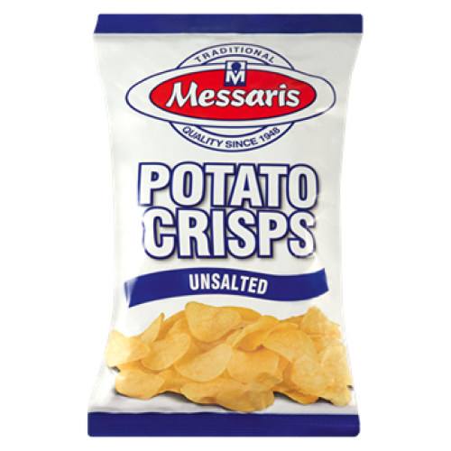 Messaris Unsalted Chips 125g