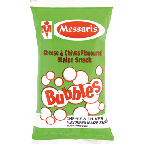 Messaris Bubbles Cheese & Chives 100g