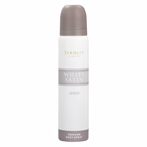 Yardley Body Spray White Satin Sheer 90ml