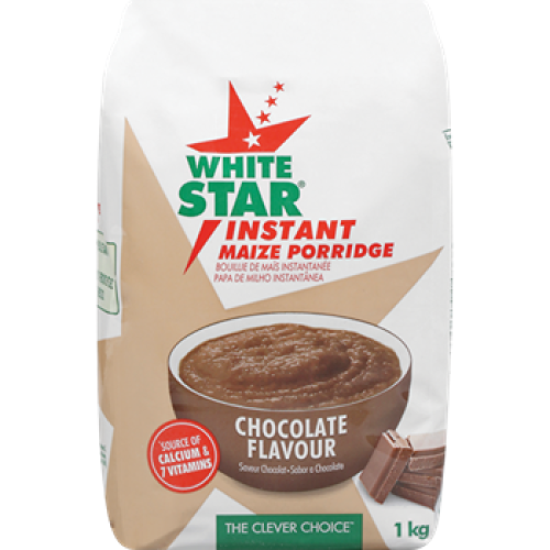 White Star Instant Maize Porridge Chocolate Flavoured 1kg