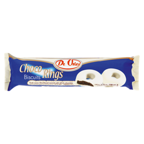 De Vries Choco Ring Biscuits 150g