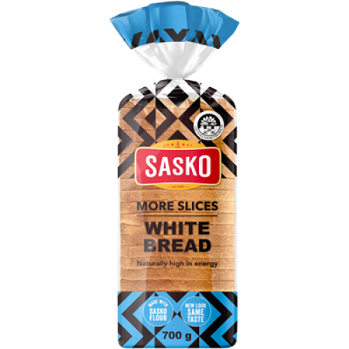 Sasko More Slices White Bread Loaf 700g