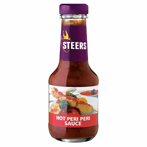 Steers Sauce Hot Peri Peri 375ml