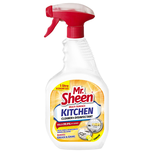 Mr Sheen Multi-surface Kitchen Cleaner and Disinfectant 1lt