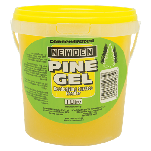 Newden Pine Gel Deodorising Surface Cleaner Yellow 1lt