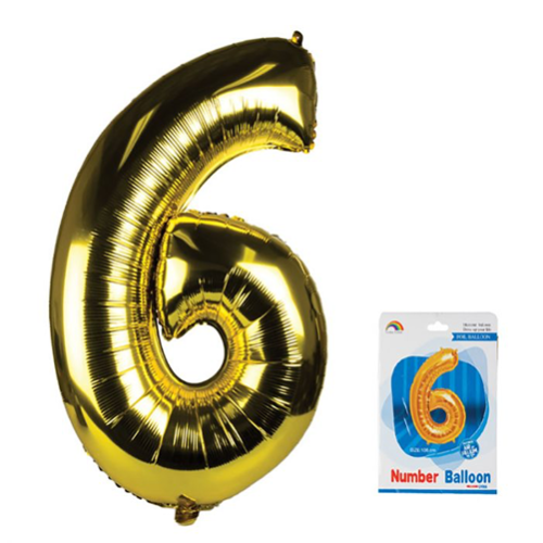 Balloons Helium Gold Foil No.6