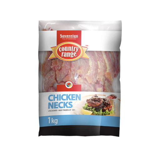 Sovereign Country Range Frozen Chicken Necks 1kg