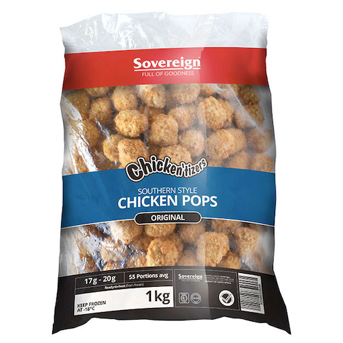 Sovereign Chicken'Tizers Chicken Pops Original 1kg