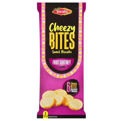 Tasty Treats CheezY Bites Fruit Chutney flavour 6x30g