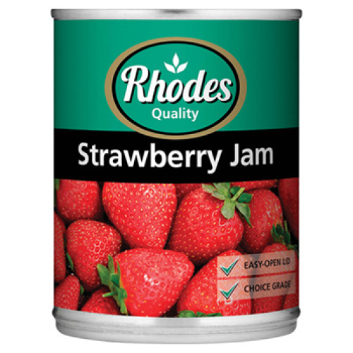 Rhodes Strawberry Jam Can 450g