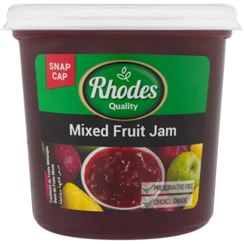 Rhodes Mixed Fruit Jam Cup 600g