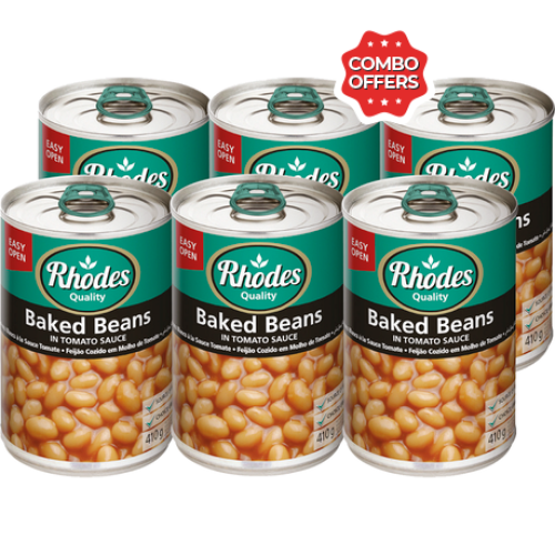 Combo Rhodes Baked Beans in Tomato Sauce 6x410g