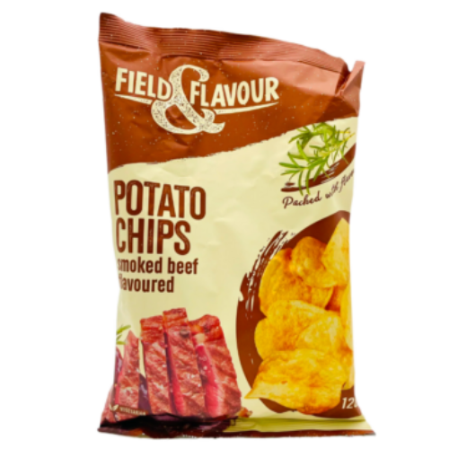 Field &Flavour Potato chips Smoked Beef Flavour 120g