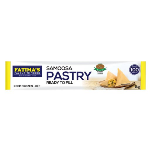 Fatima's Frozen Ready-To-Fill Samoosa Pastry 1kg 100's