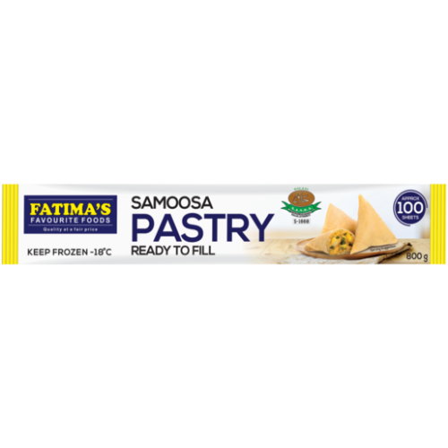 Fatima's Frozen Ready-To-Fill Samoosa Pastry 800g 100's