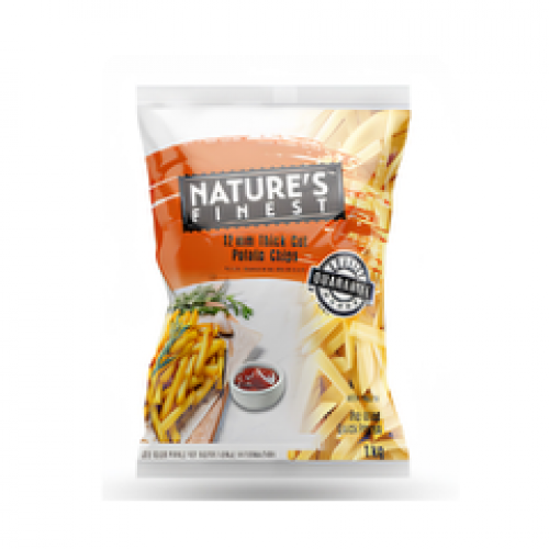 Nature's Finest Straight Cut Potato Chips 12mm 1kg