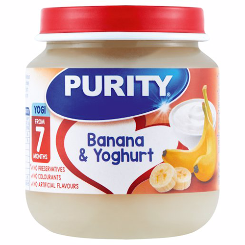 Purity 2nd Foods Banana & Yoghurt From 7 Months 125ml