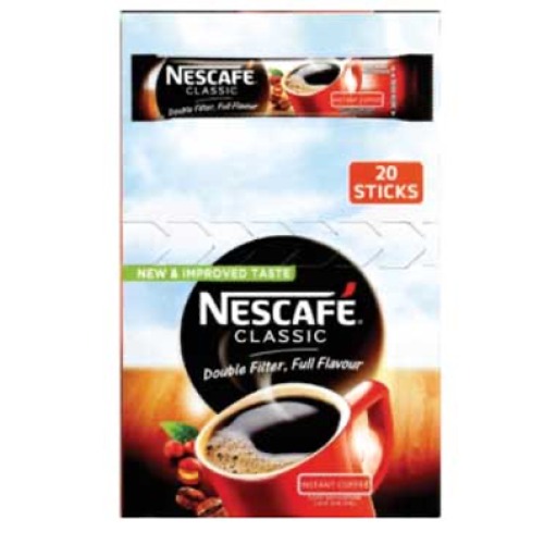 Nescafe Classic Coffee Sticks 20x1.8g