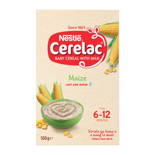 Nestle Cerelac Infant Cereal Maize 6-12 Months 500g