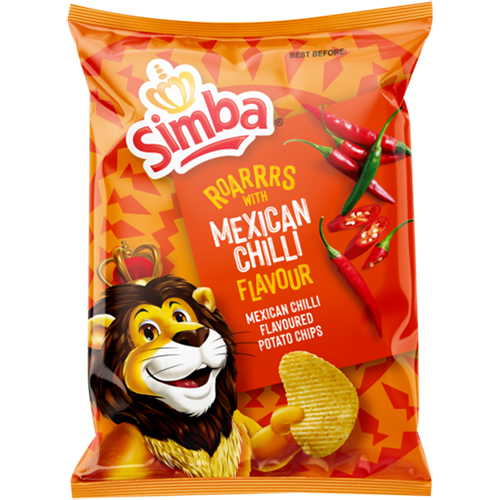 Simba Potato Chips Mexican Chilli 120g