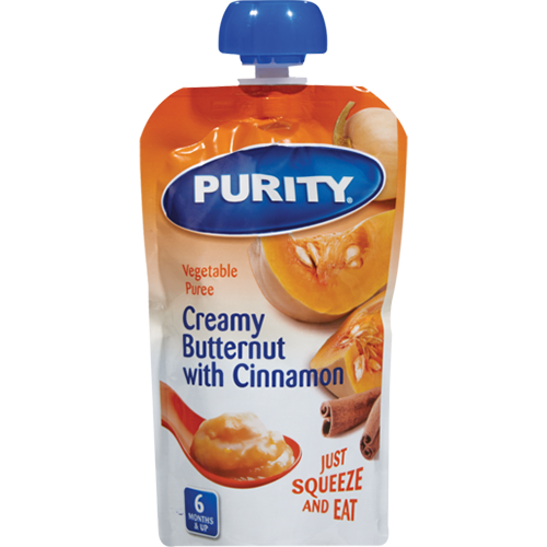 Purity Pouch Creamy Butternut & Cinnamon 110ml From 7 Months