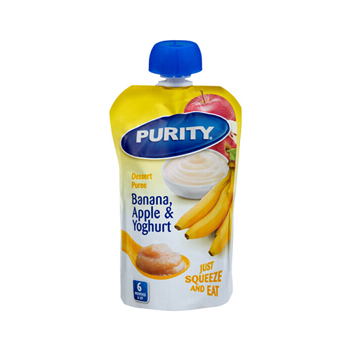 Purity Pouch Banana, Apple & Yoghurt From 7 Months 110ml