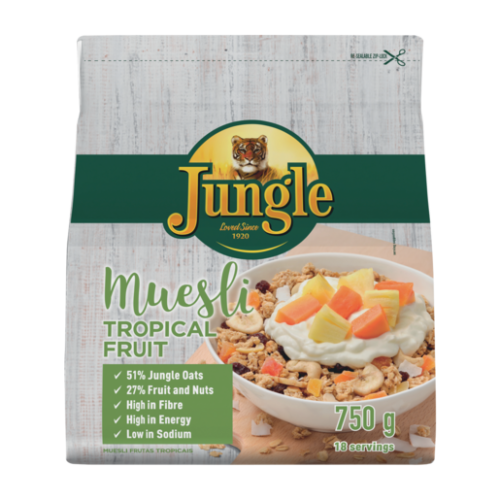 Jungle Muesli Tropical Fruit Cereal 750g