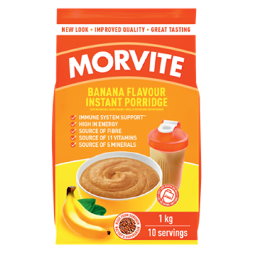 Morvite Original Banana Flavoured Instant Porridge 1kg