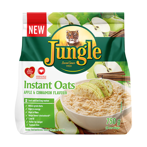 Jungle Instant Oats Apple & Cinnamon 750g