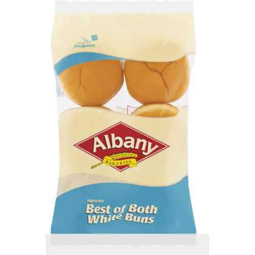 Albany Superior Best Of Both White Buns 6's 360g