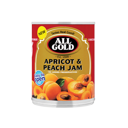 All Gold Apricot & Peach Jam Can 450g