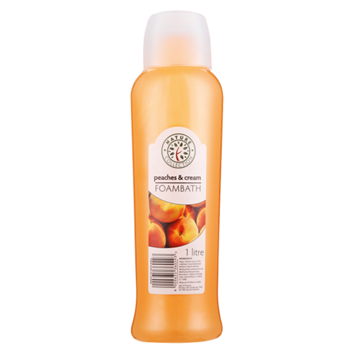 Nature Collection Bath Foam Peaches and Cream 1lt