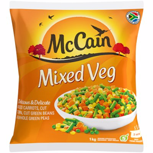 McCain Frozen Mixed Vegetables 1kg