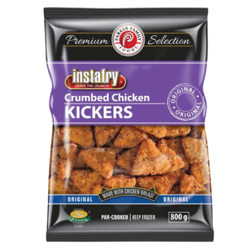 Instafry Crumbed Chicken Kickers 800g