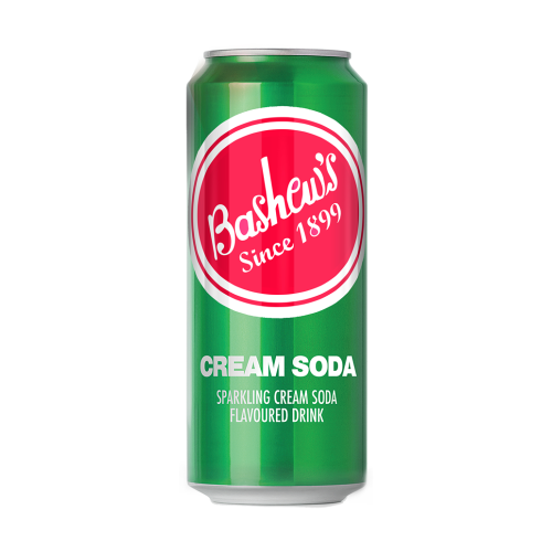 Bashew's Can Cream Soda Sparkling Flavoured Drink 6x300ml