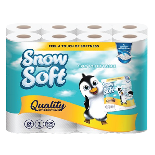 Snowsoft 1Ply 24s 500sheets