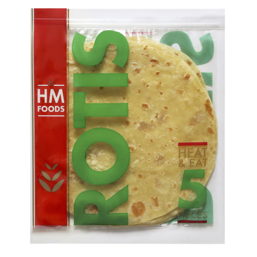 HM Foods Rotis Heat & Eat 5's