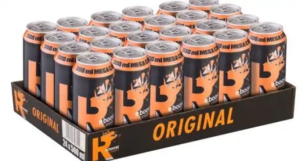 Reboost Energy Drink Cans Original 6x4x500ml