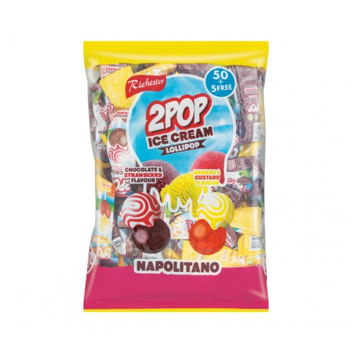 Zumba 2Pop Ice Cream Lollipop Napolitano 55s Bag