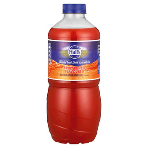 Hall's Fruit Punch Fruit Drink 1.25lt