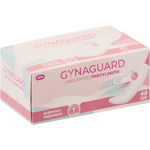 Gynaguard Panty Liner Fragrance Free(Unscented) 40's