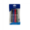 Marlin Permanent Marker 4's Black, Blue, Red & Green