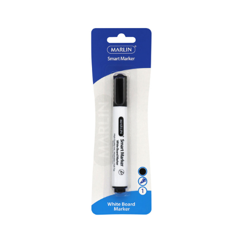 Marlin Whiteboard Marker Black 1s