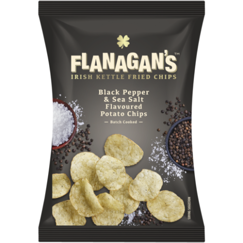 Flanagan's Black Pepper & Sea Salt 120g